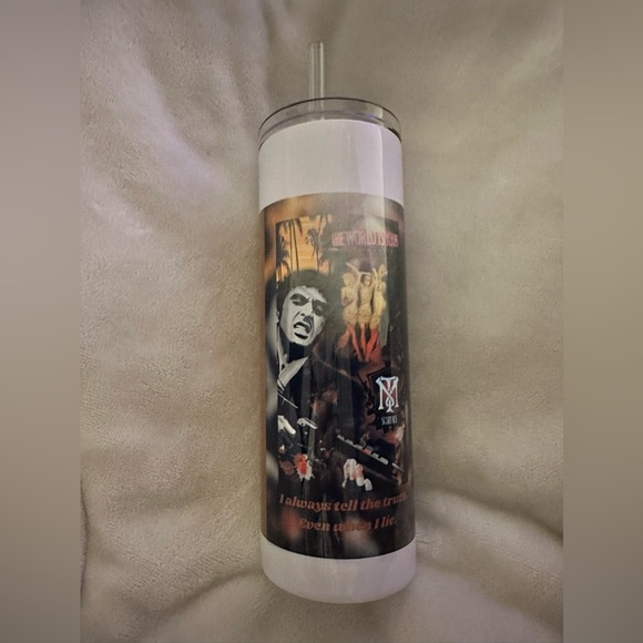Custom Tony Montana tumbler - Picture 1 of 7